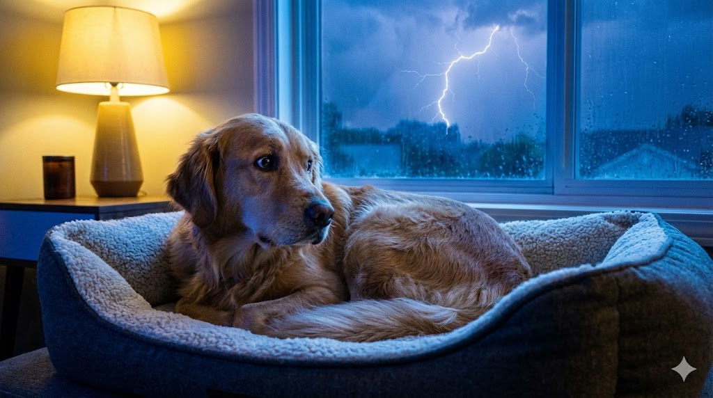 Como Acalmar Seu Cão com Medo de Trovão: Dicas Práticas para Protetores
