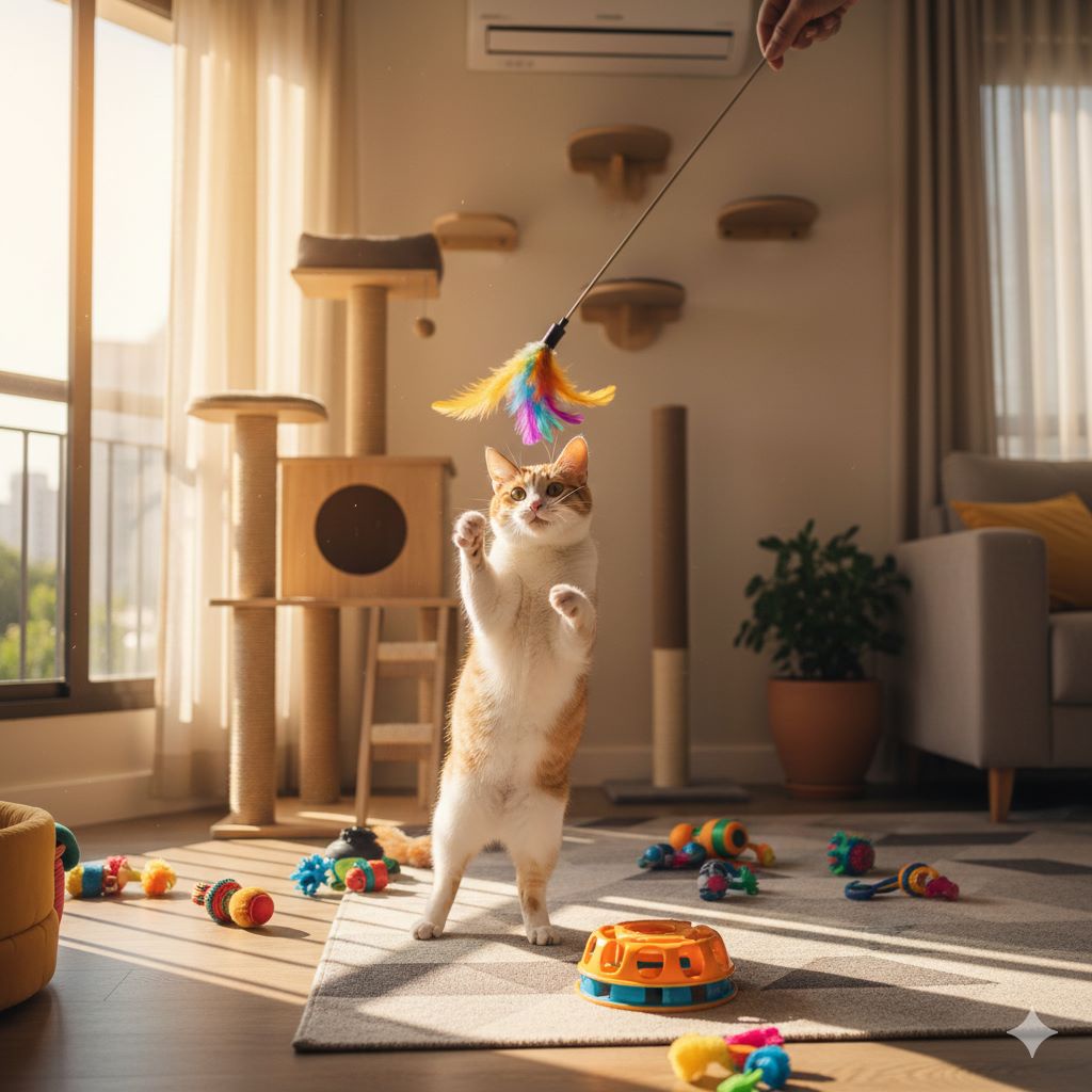 Como Proporcionar Enriquecimento Ambiental para Gatos: Dicas Práticas