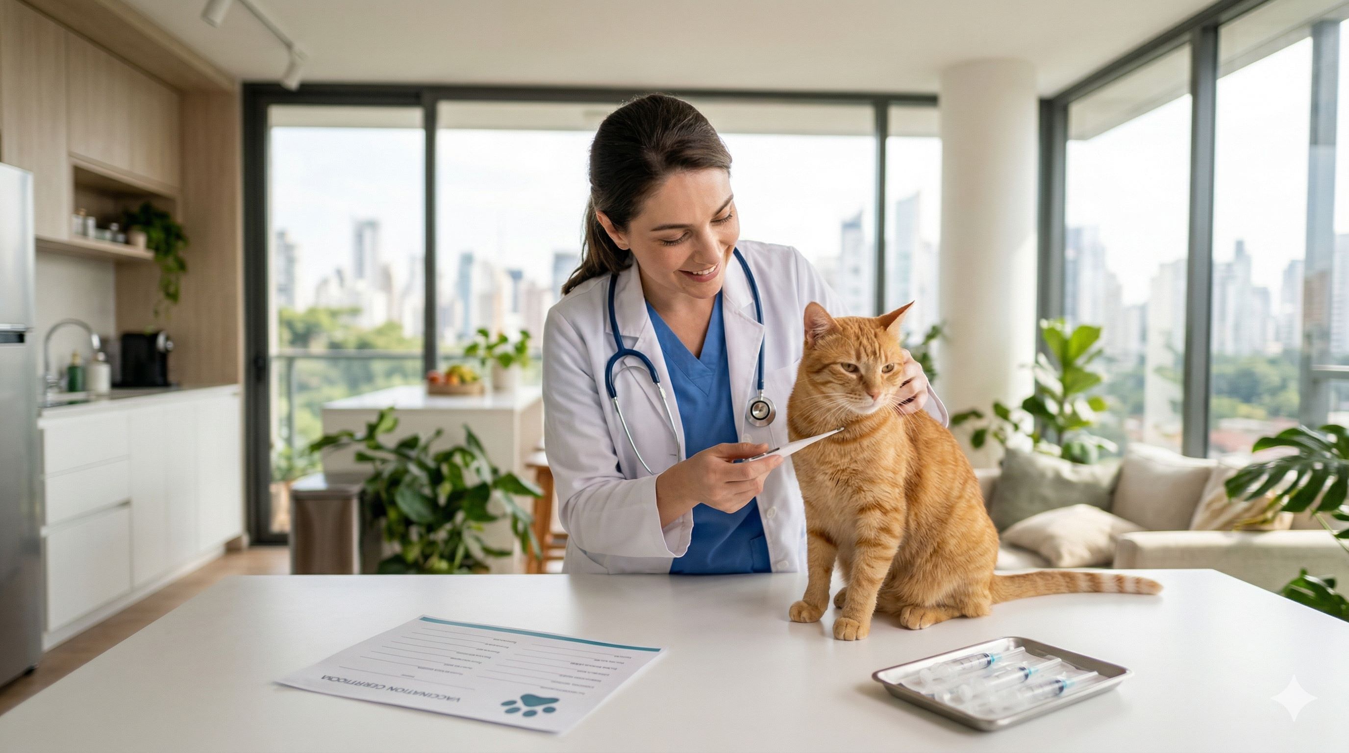 Vacinas para gatos de apartamento: guia CFMV e segurança